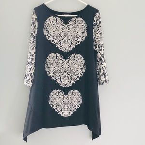 ⚜️Black and white Midi Dress ⚜️